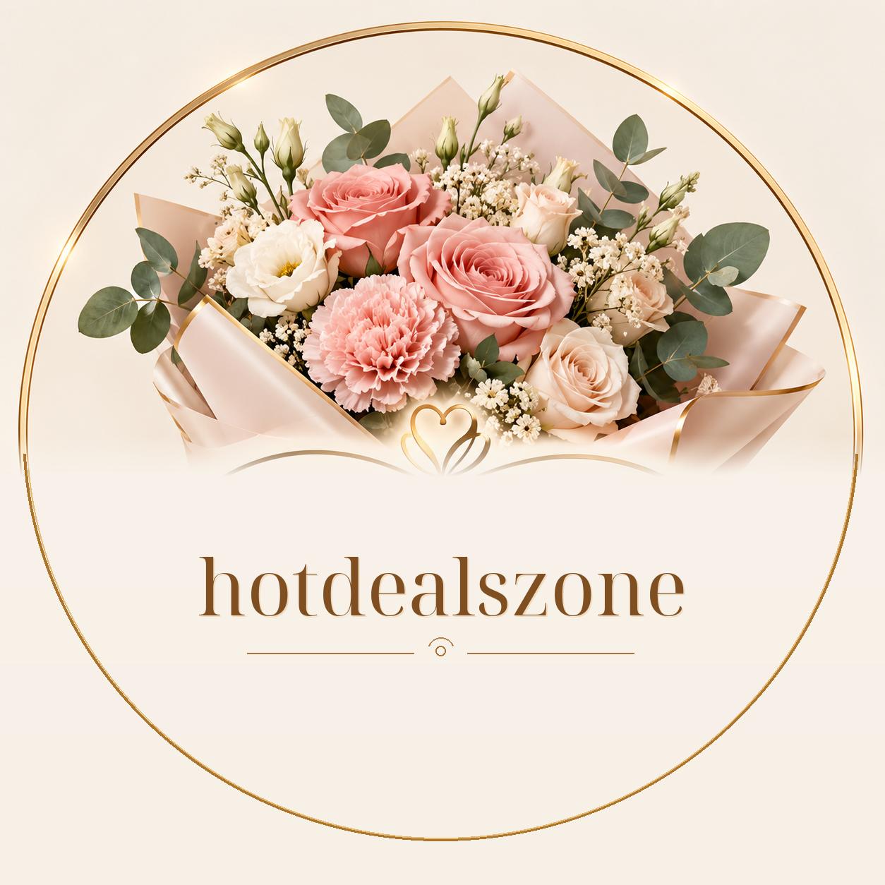 HotDealsZone floral studio logo
